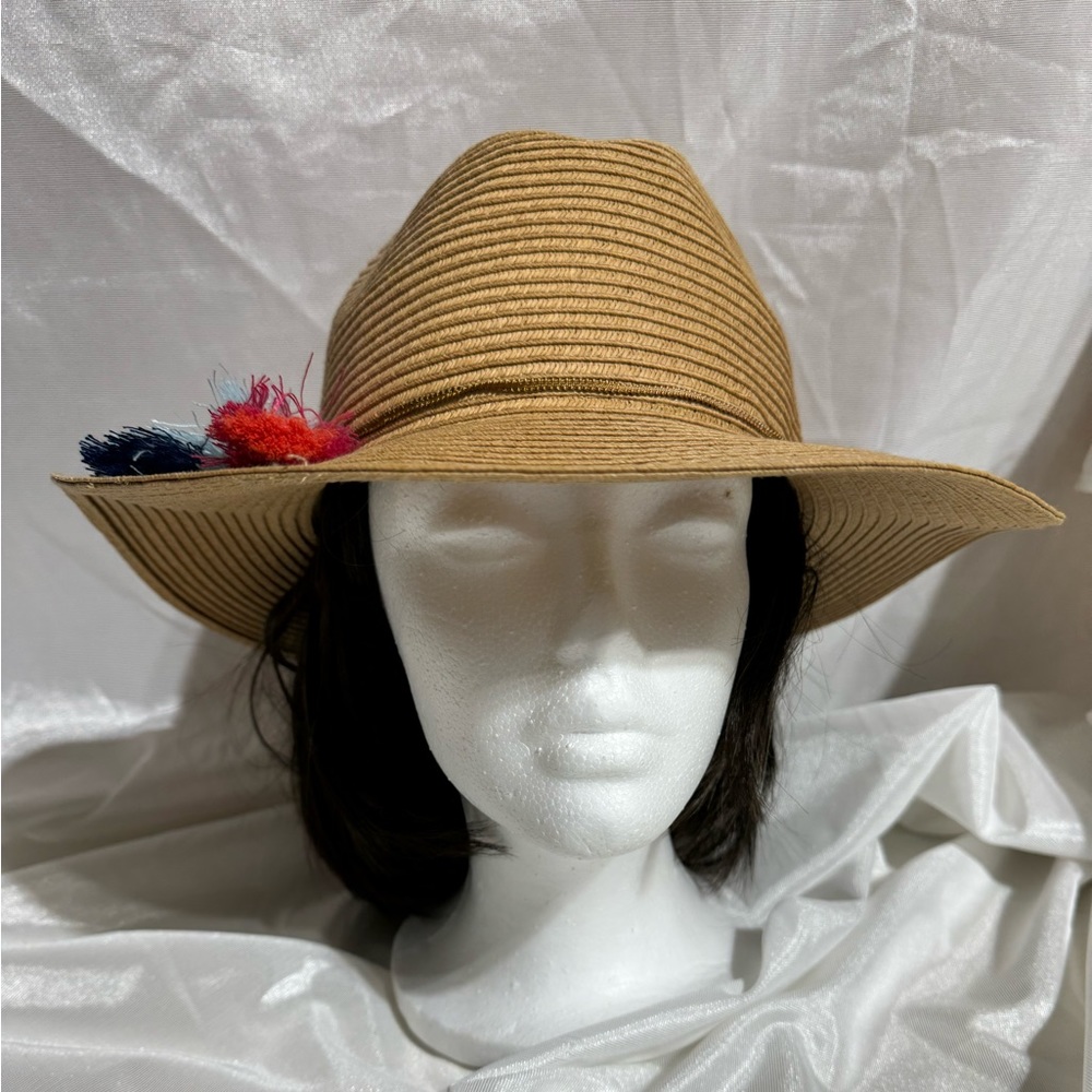 NWOT Wife Brimmed Hat w Colorful Accent by Tropical Trends